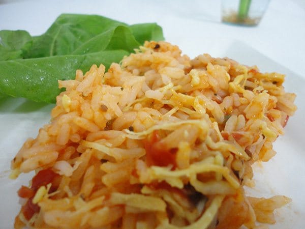 Arroz de Forno Simples