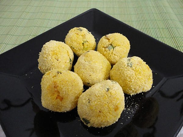 Bolinho de milho vegan sem glúten