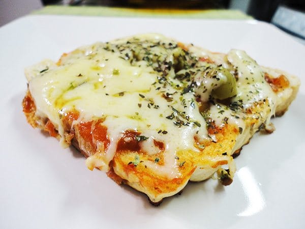 Pizza Marguerita de Pão