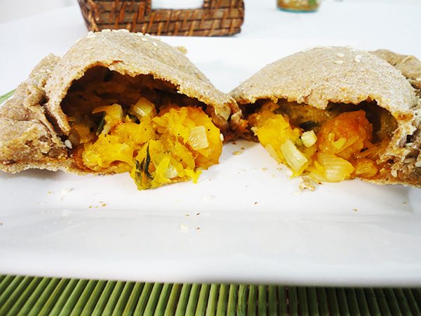 Calzone integral vegano